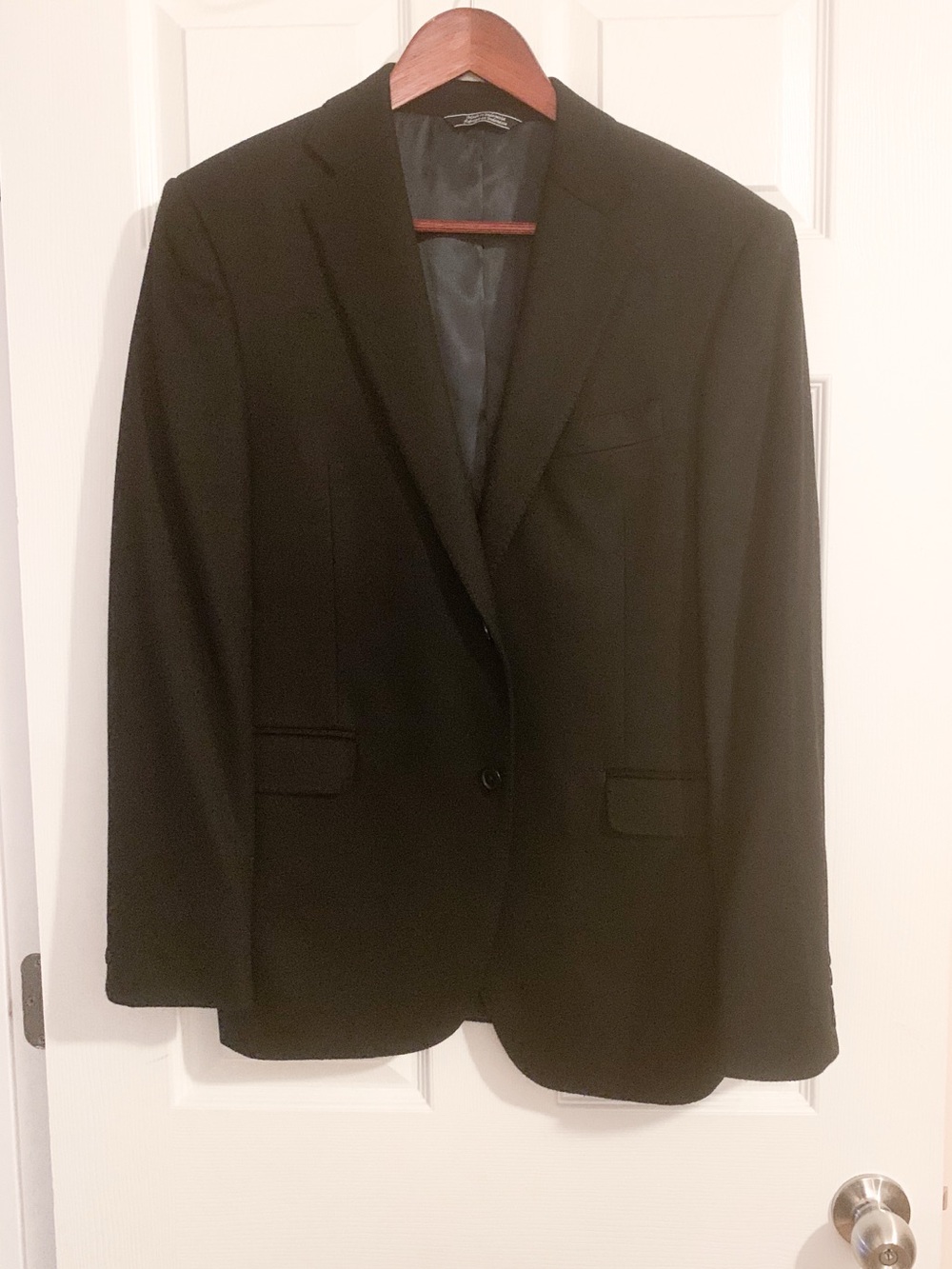 Saks Fifth Avenue Black Men's Single-Breasted 100% Cashmere Sport Coat 40S